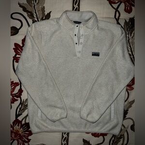 Eddie Bauer Men’s Beige Button Up Sweater Size XL